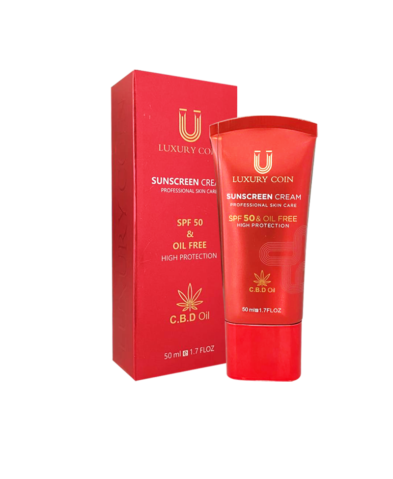 کرم ضد آفتاب spf 50 لاکچری کوین کرم ضد آفتاب SPF 50 لاکچری کوین