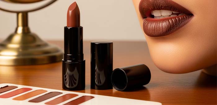 رژ لب قهوهای و شکلاتی؛ بازگشت به استایل دهه 90