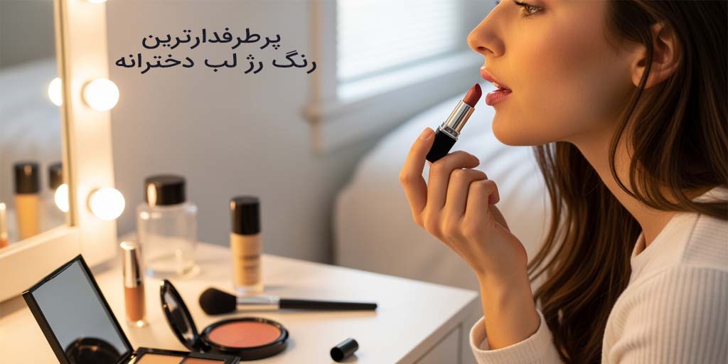 پرطرفدارترین رنگ رژ لب دخترانه