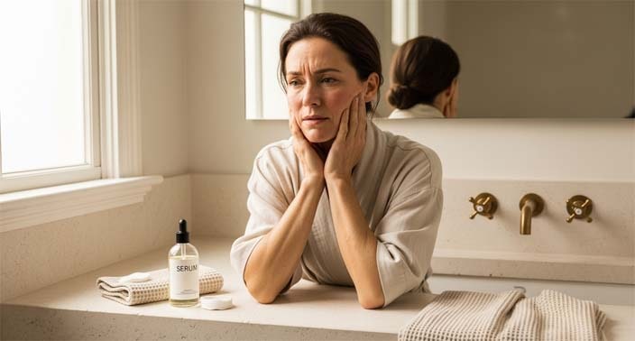 علائم پوست دهیدراته