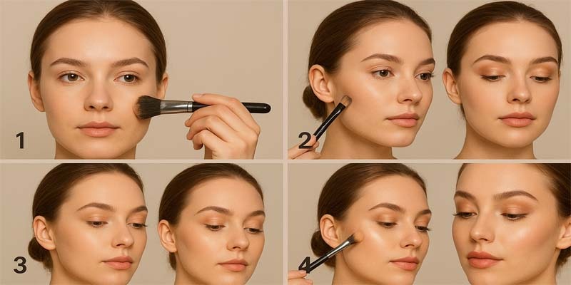 مراحل طلایی آرایش صورت به صورت اصولی