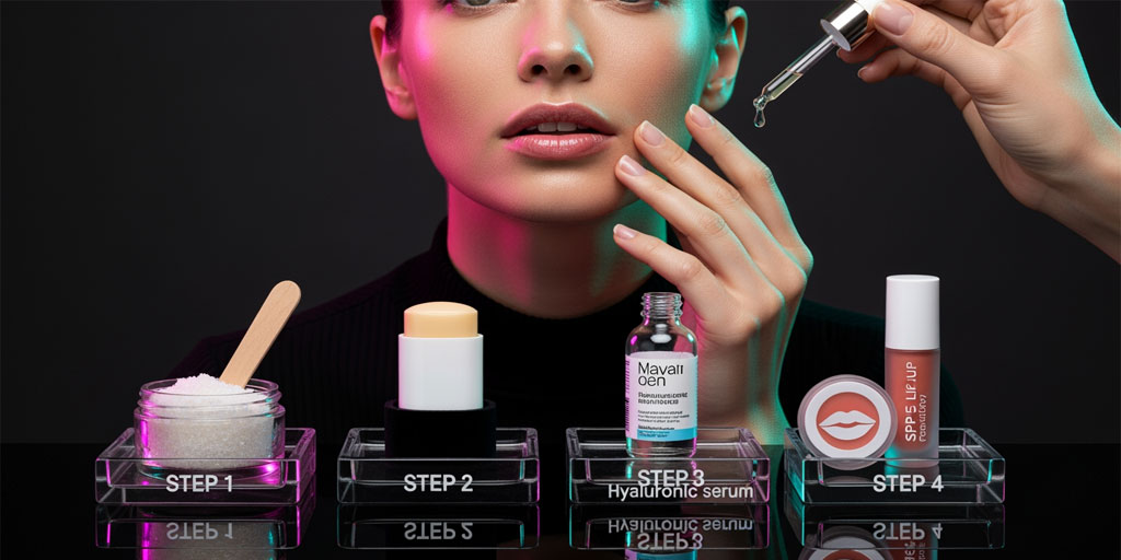 4 مرحله از روتین مراقبت از لب ها