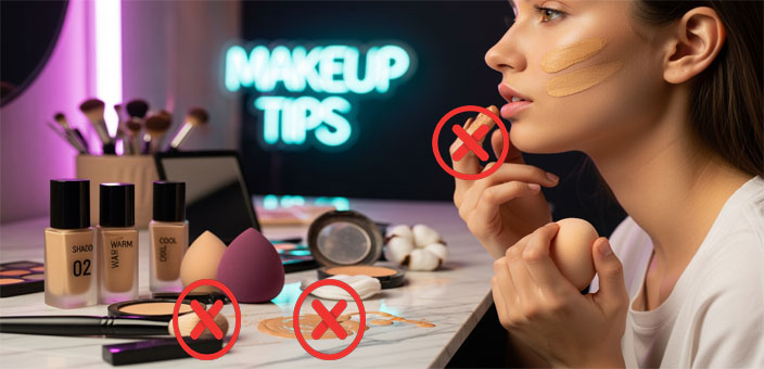 اشتباهات رایج در انتخاب و استفاده از کرم پودر