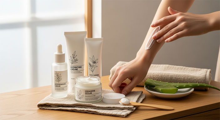 بهترین محصولات برای درمان خشکی پوست