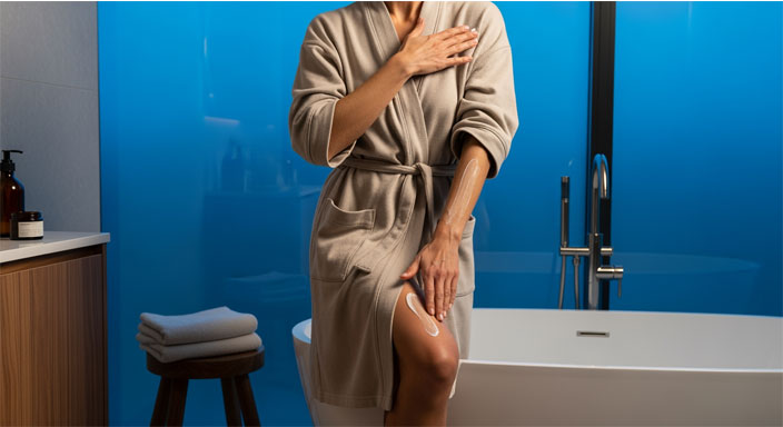 درمان خشکی پوست در نواحی مختلف بدن