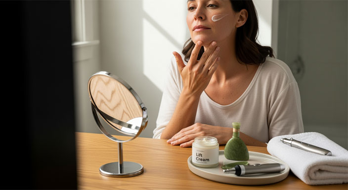 لیفت صورت در خانه برای چه کسانی موثر است؟